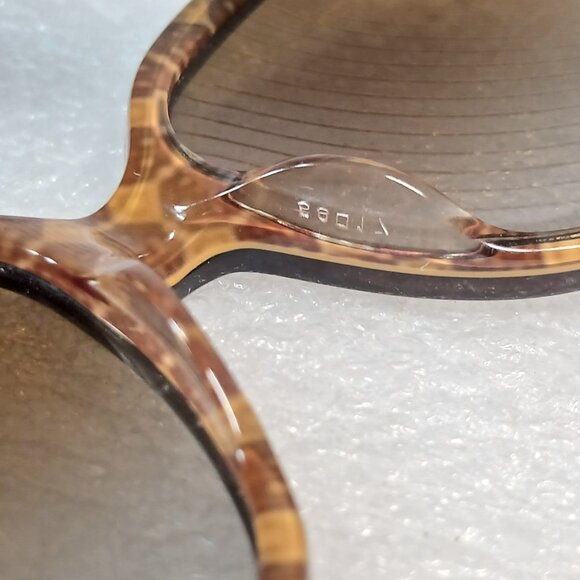 Tory Burch TY7004 Brown Gradient Polarized Sunglasses 58mm Excellent Cond - Picture 3 of 11